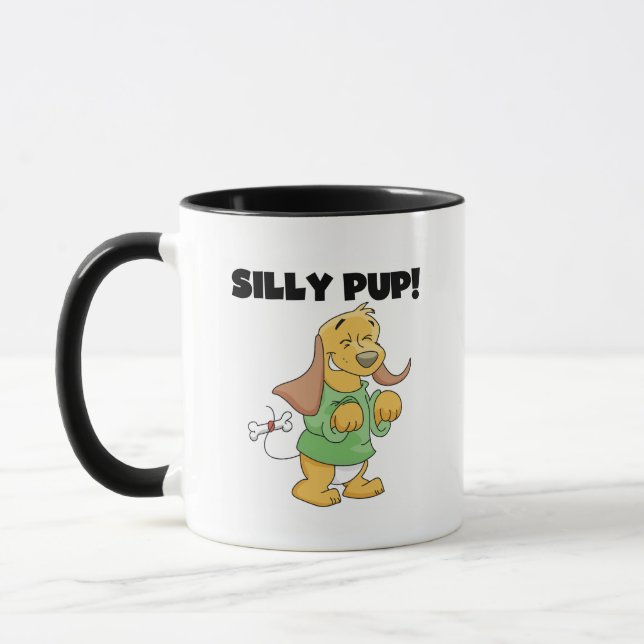 Caneca Camisetas e presentes de Bobo de camisa verde (Esquerda)
