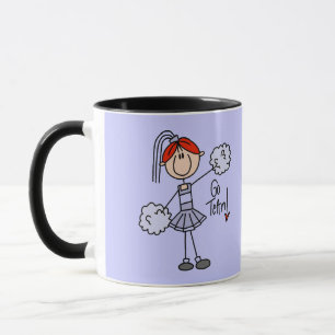 Caneca Camisetas e Presentes de Chefe de Torcida Lavanda