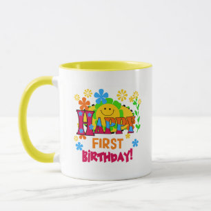 Caneca Camisetas e presentes de primeiro aniversário aleg