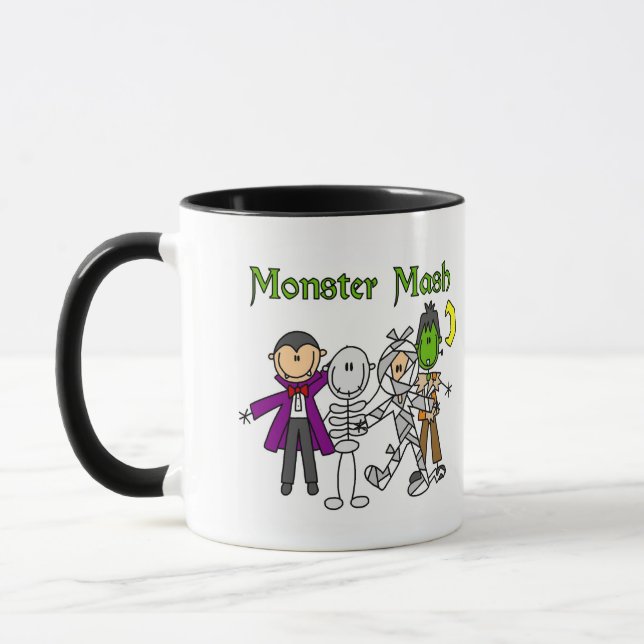 Caneca Camisetas e Presentes do Monster Mash (Esquerda)