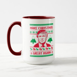 Caneca Camisola do Natal do trunfo - faça o excelente Aga