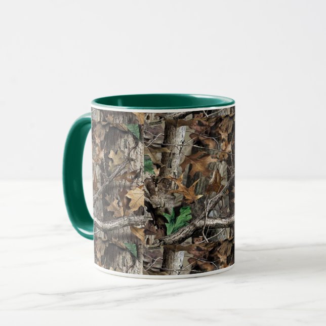 CANECA CAMO DA ÁRVORE FLORESTA #1 MUG/ CUP (Frente Esquerda)