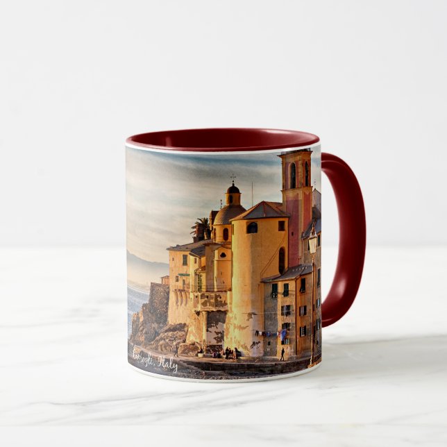 Caneca Camogli, fotografia cênica italiana (Frente Esquerda)