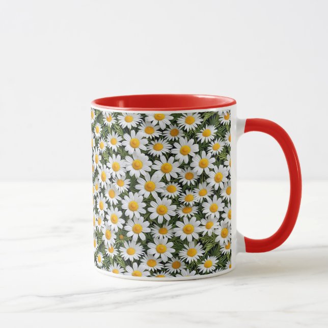 Caneca Camomiles floral 2 - Coffee Mug (Direita)