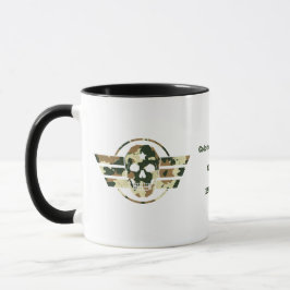 Caneca Camouflage Skull | Military Pride Veteran  Coffee