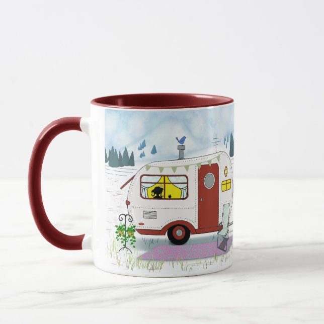 Caneca Camp Chic Mug Red Trailer (Esquerda)