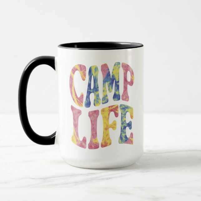 Caneca Camp Life Tie-Die Retro (Esquerda)
