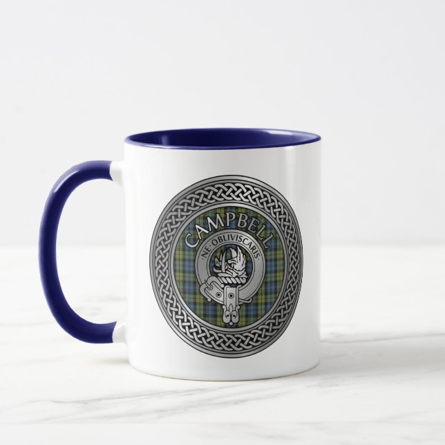 Caneca Campbell Crest & Tartan Mug (Esquerda)