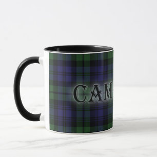 Caneca Campbell Tartan com o Sobrenome