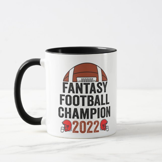 Caneca Campeão de Futebol de Fantasy 2022 (Esquerda)
