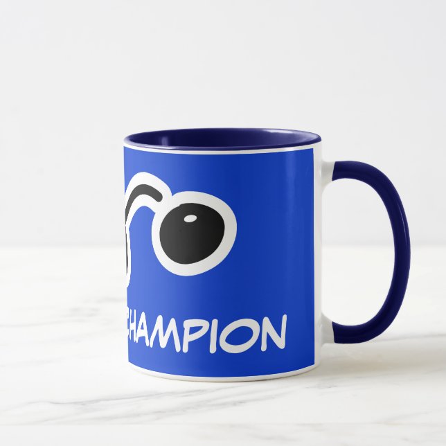 Caneca campeão de squash para jogadores e fãs. (Direita)