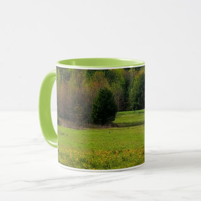 Caneca Campo das flores (Frente Esquerda)