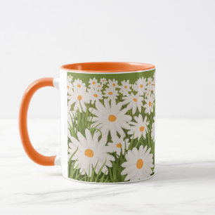 Caneca Campo de Daisies Mug