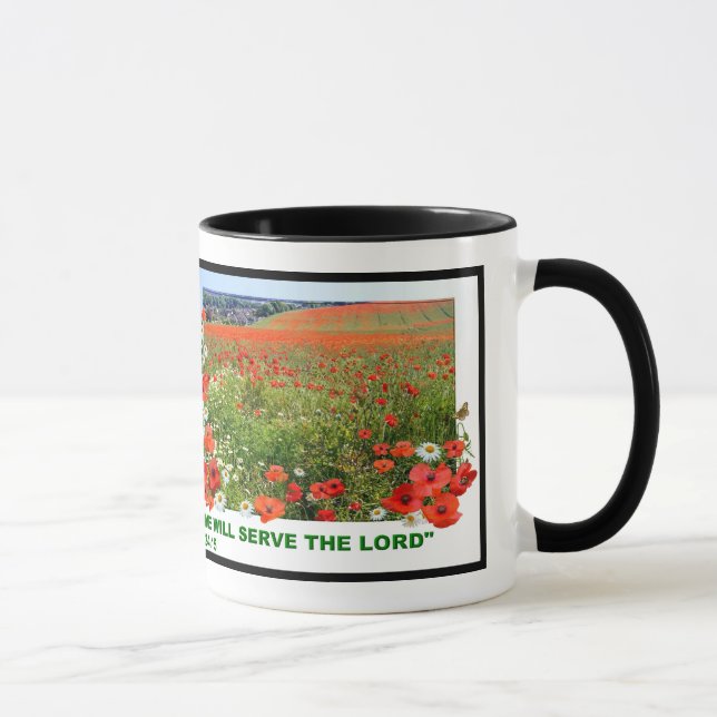 Caneca Campo Poppy com Verso Bíblia (Direita)