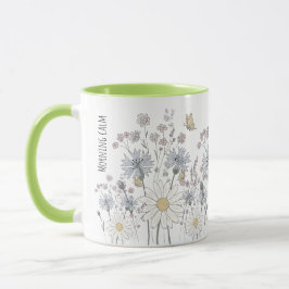Caneca Campo vibrante de flores silvestres