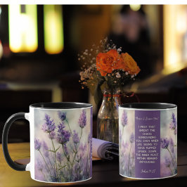 Caneca Campos de Lavanda Tranquilos Mug Personalizáveis