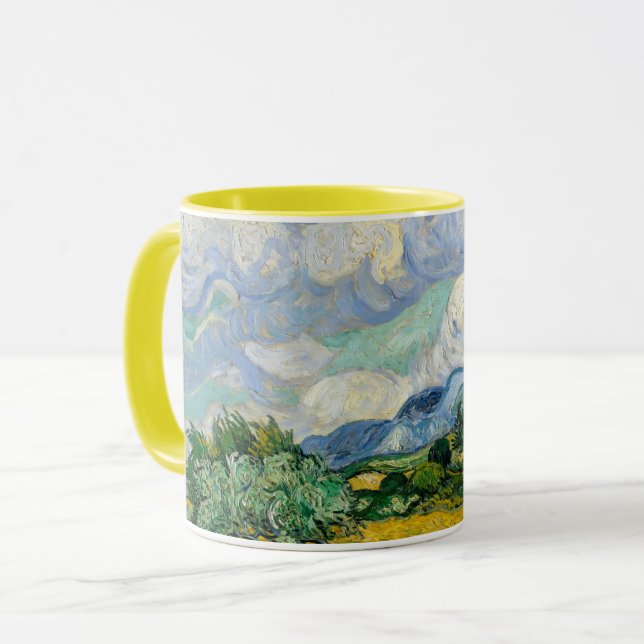 Caneca Campos de Trigo Van Gogh (Frente Esquerda)