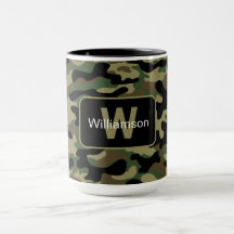 Camuflagem Caqui da Floresta Com Personalização