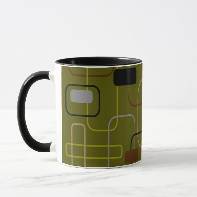 Caneca Camuflagem Moderna do Século médio (Esquerda)