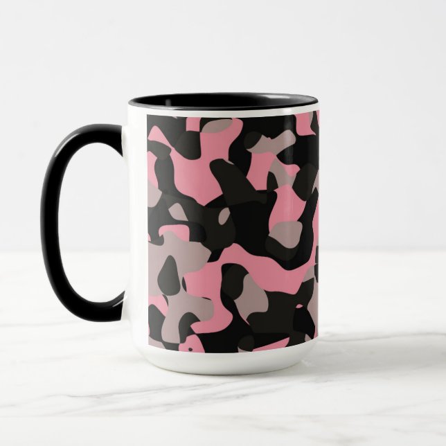 Caneca Camuflagem Rosa   (Esquerda)