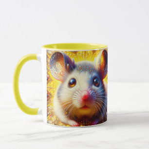 Caneca Camundongos Surreais Bonitos