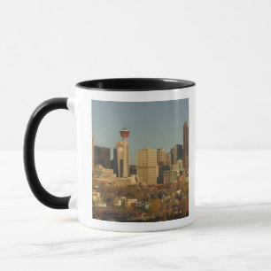 Caneca Canadá, Alberta, Calgary: panorama da cidade a par
