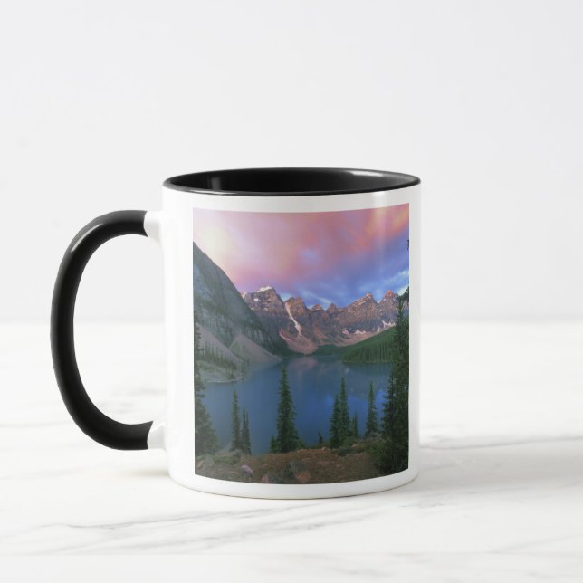 Caneca Canadá, Alberta, Lago Moraine ao Amanhecer, Banff (Esquerda)