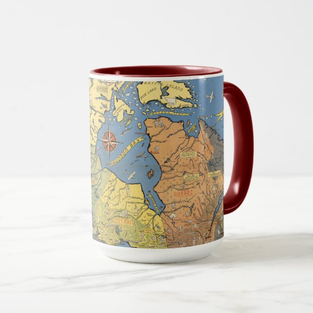 Caneca Canadá em Guerra (Frente Esquerda)