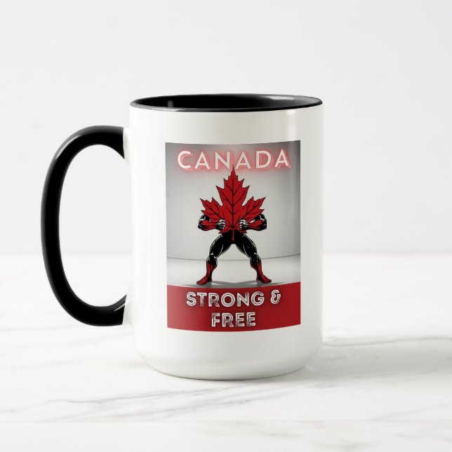 Caneca Canadá Forte e Livre (Esquerda)