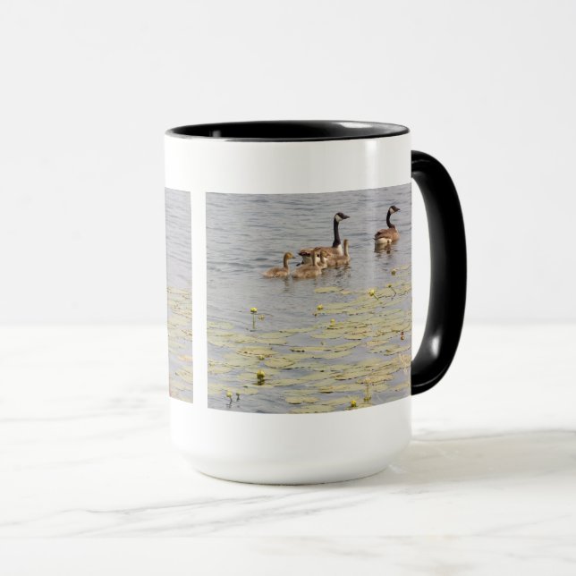 Caneca Canadá Gansos Água Líquida Líquida Mug (Frente Esquerda)