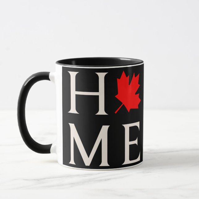 Caneca canada home maple leaf canadian (Esquerda)