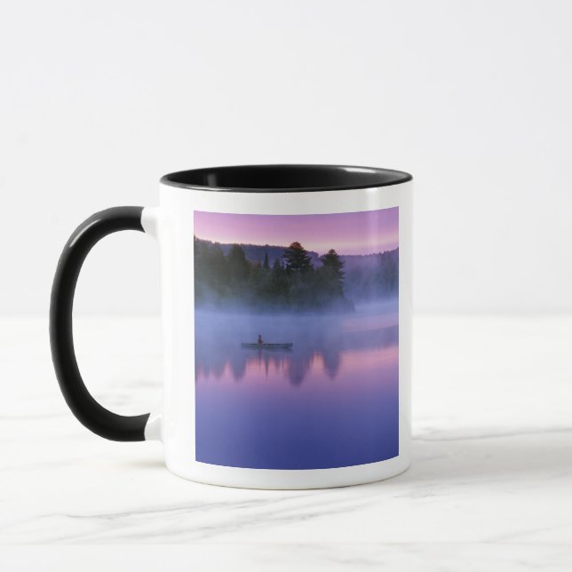 Caneca Canadá, Ontário, Parque Algonguin, Canoísta em (Esquerda)