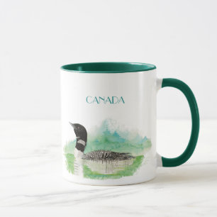 Caneca Canadá Souvenir Loon Mug