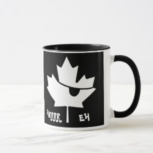 Caneca Canadiano Pirate Maple Leaf Cerâmica Mug