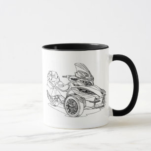 Caneca CanAm Spyder RTS 2013