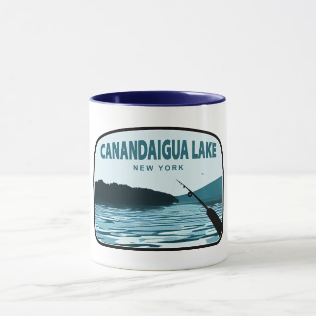 Caneca Canandaigua Lake New York Fisheries Rod (Centro)