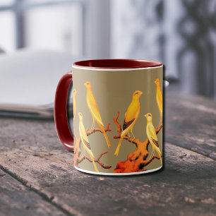 Caneca Canários de Yorkshire  