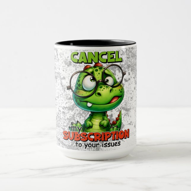 Caneca "Cancelar Minha Assinatura..." Café/Chá (Centro)