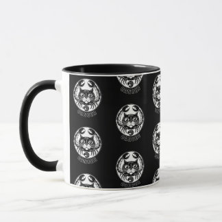 Caneca Cancer De Gato Zodiac Black Mug, Astrologia, Cats-