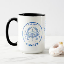 Cancer personalizado Zodiac 15 oz
