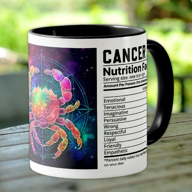Caneca Cancer Zodiac (Criador carregado)