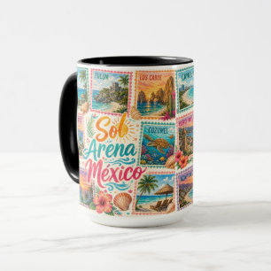 Caneca Cancun Sol Areia México Praias Bonitas Tropicais