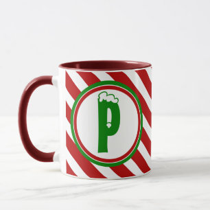 Caneca Candy Cane Basics Red/White