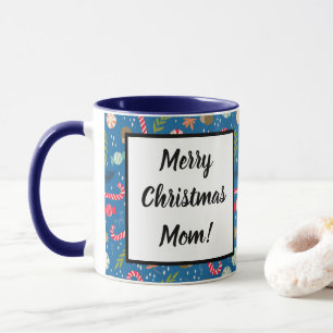 Caneca Candy Canes e Doces de Natal Embalados