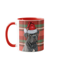 Cane Corso Dog Lover Red Holiday Natal