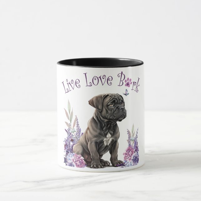 Caneca Cane Corso Dog Mãe Floral (Centro)
