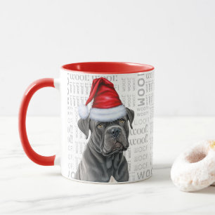 Caneca Cane Corso Dog Papais noeis em Pais