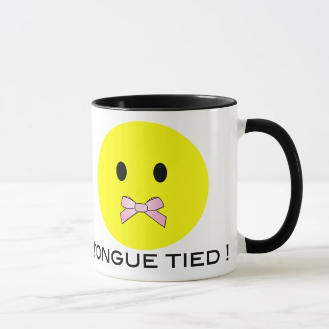 Caneca 'CANECA amarrada língua da CARA (Direita)