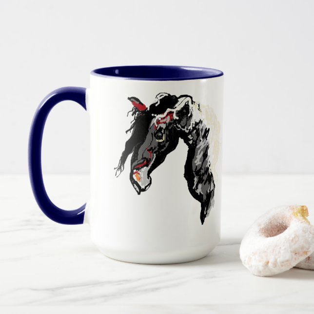 Caneca Caneca: Cavalo sem nome (Com Donut)