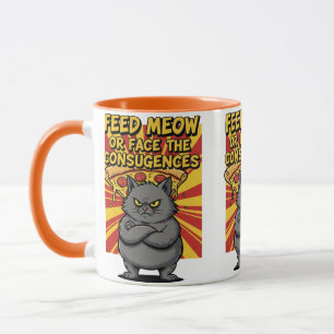Caneca "Caneca de Pizza Engraçada – Fatia de Felicidade p